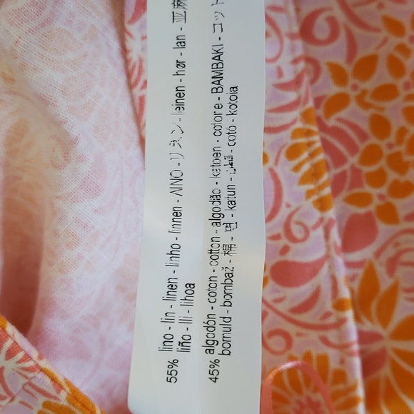 ZARA Linen blend floral skirt - Picture 9 of 9